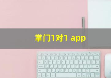 掌门1对1 app